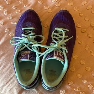 Purple/Teal Sneakers